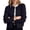 *Navy, variant on Women's Long Sleeve Button Down Cropped Knit Cardigan,Casual Short Sweater Jacket