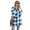 Blue, variant on UVEASISHA Women's Fleece Jackets Clearance,Shackets for Women Winter Long Sleeve Warm Up Plaid Coat Soft Fuzzy Fashion Button Down Shirt with Pocket,Blue,S