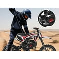 thumbnail image 3 of Xnigf 49cc Gas Powered Dirt Bike, 2-Stroke Mini Motorcycle for Youth Beginners, Off-Road Motocross Bike with Front & Rear Disc Brakes, Black, 3 of 6