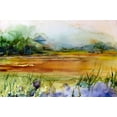 thumbnail image 2 of Art by Leslie Franklin 14x11 White Modern Wood Framed Museum Art Print Titled - Somewhere On The Prairies, 2 of 4