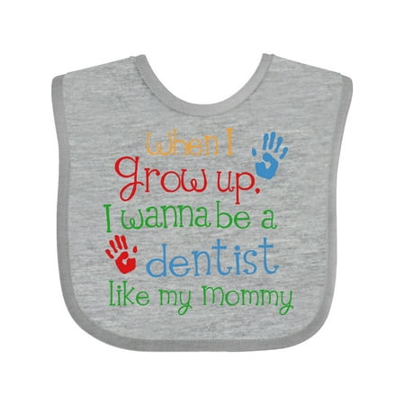 

Inktastic Dentist Like Mommy Gift Baby Boy or Baby Girl Bib