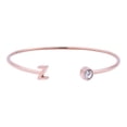 thumbnail image 1 of Pulsera Mujer Inicial Letra LuckyLy, Acero Inoxidable y Zirconia Cúbica, Modelo Sonia rosa UNITALLA, 1 of 8