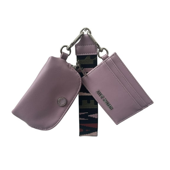 Monedero Unisex Steve Madden con Tarjetero y muñequera Lila