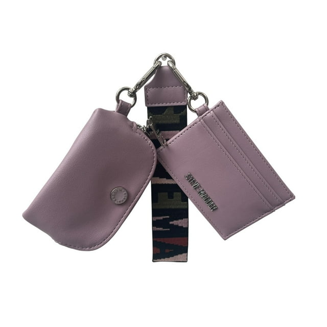 Monedero Unisex Steve Madden con Tarjetero y muñequera Lila