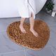 thumbnail image 4 of Yhmxh Alfombrillas de baño para baño Alfombra de baño Felpudo con forma de corazón, absorbente, antideslizante, para baño, entrada, ceremonia de boda Decoración del baño, 4 of 5