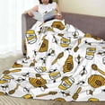 thumbnail image 6 of Sikiie Honey Ultra-Soft Micro flannel Blanket Luxury All Seasons Warm Blanket for Bedding Sofa and Travel (4 sizes)-50"x40", 6 of 7