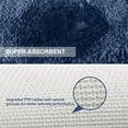 thumbnail image 4 of Bathroom Rugs 16x24 Ultra Soft Absorbent Non Slip Fluffy Thick Microfiber Cozy Bath Mat for Tub Shower Bathroom Floors Accessories (Navy Blue), 4 of 5