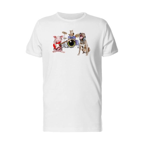 Funny Trio Of Band Animals Tee Men's -Image by Shutterstock