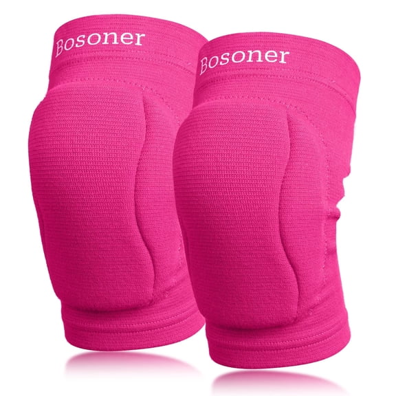 BOSONER Volleyball Dance Knee Pads for Women: Men Protective Thick Knee Pads Soft Sponge Non-slip for Running Basketball Sports Cycling Yoga Riding Climbing,Kids