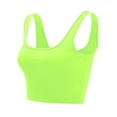thumbnail image 3 of outfmvch tank top for women glitter strappy tank cami swing vest clubwear womens tops crop tops yellow, 3 of 7