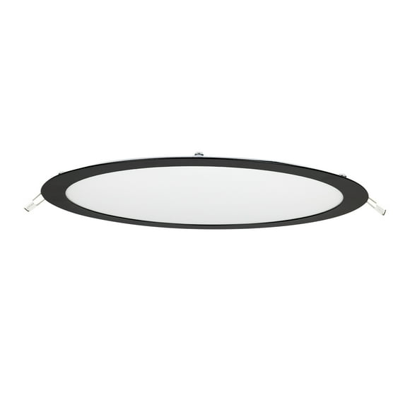 Estevez Luminaria LED para Empotrar FLAT ECO 24W 6500K Negro – IP20