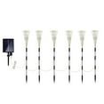 thumbnail image 1 of Tignapoo Solar-Powered Outdoor Dandelion String Lights, Waterproof White LED Fairy Lights for Christmas Decoration, 6-Piece Set with 120 LEDs, 1 of 6