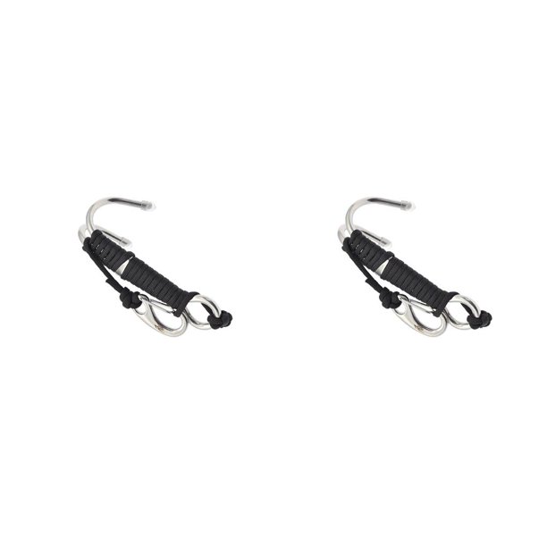 Sonducket Accesorios de esnórquel con gancho de doble flujo con hebilla de liberación rápida, suministros para buceadores, deportes acuáticos Type1 NO1