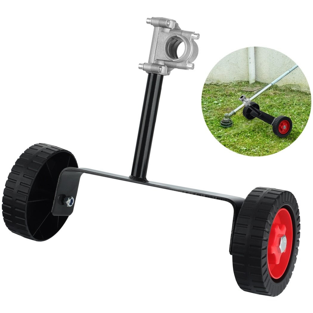 Weed Wacker Wheel Attachment, Adjustable Support Wheels Auxiliary