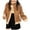 Coffee, variant on Boys Girls Sherpa Lined Faux Suede Oversized Jackets Vintage Zip Up Thick Soft Comfortable Fuzzy Winter Padded Coats (Coffee,2-3 Years)