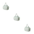thumbnail image 3 of Thinsony Sacs de Rangement Pliables Peu Encombrants Articles Organisés en Déplacement Sac de Courses Réutilisable en Polyester pour Voyage Sac de Plage Sac à Main Fleur Bleue 3Set, 3 of 6