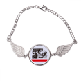 thumbnail image 1 of China Red Education Campaign Pulsera pulsera pulsera alas de ángel pulsera, 1 of 3