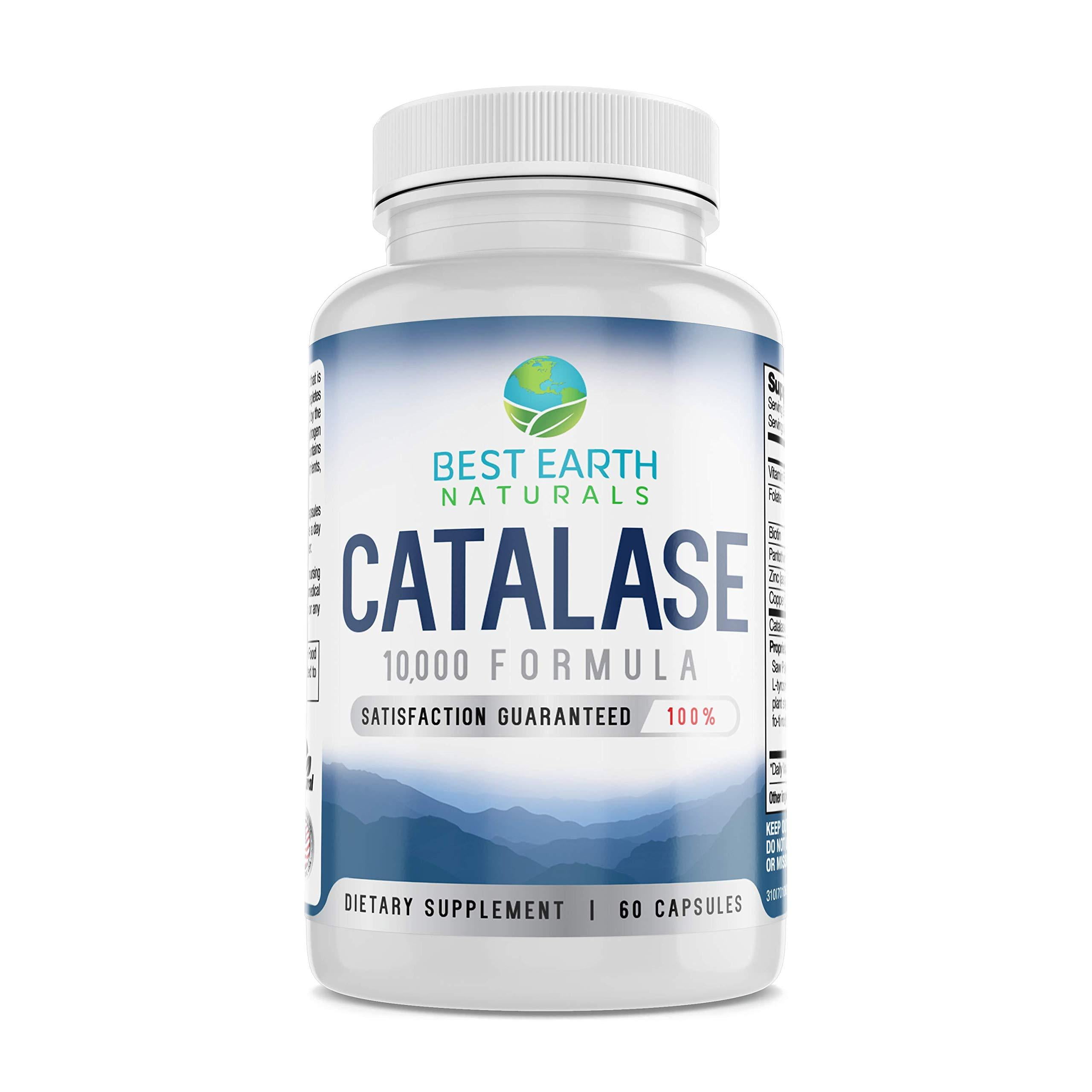 Catalase 10,000 Formula Enzyme Supplement Catalase Enzyme with Biotin