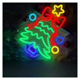 thumbnail image 4 of Letrero De Neón Con Forma De Árbol, Lazo Y Estrella, Luz LED Regulable, Alimentación USB, Para Decoración De Dormitorio Infantil, Sala De Estar 40cmx32cm, 4 of 5