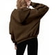 thumbnail image 5 of HongQid Hoodies for Women Soft Zip Up Hooded Long Sleeve Casual Oversized Sweatshirt Hooded Tops, 5 of 7