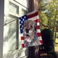 thumbnail image 2 of Border Terrier Mix USA American Flag Flag Canvas House Size, 2 of 2