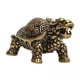 thumbnail image 1 of 4x Escultura de Tortuga de Latón, Escultura de Animal, Decoración Del Hogar, Regalos de Inauguración de La Casa, Llavero de Coche de Tortuga en Miniat 4 piezas, 1 of 8