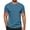 Gray Blue, variant on Stretch Fitness T-Shirt Men Gym Short Sleeve Quick Dry Muscle Tee Black S