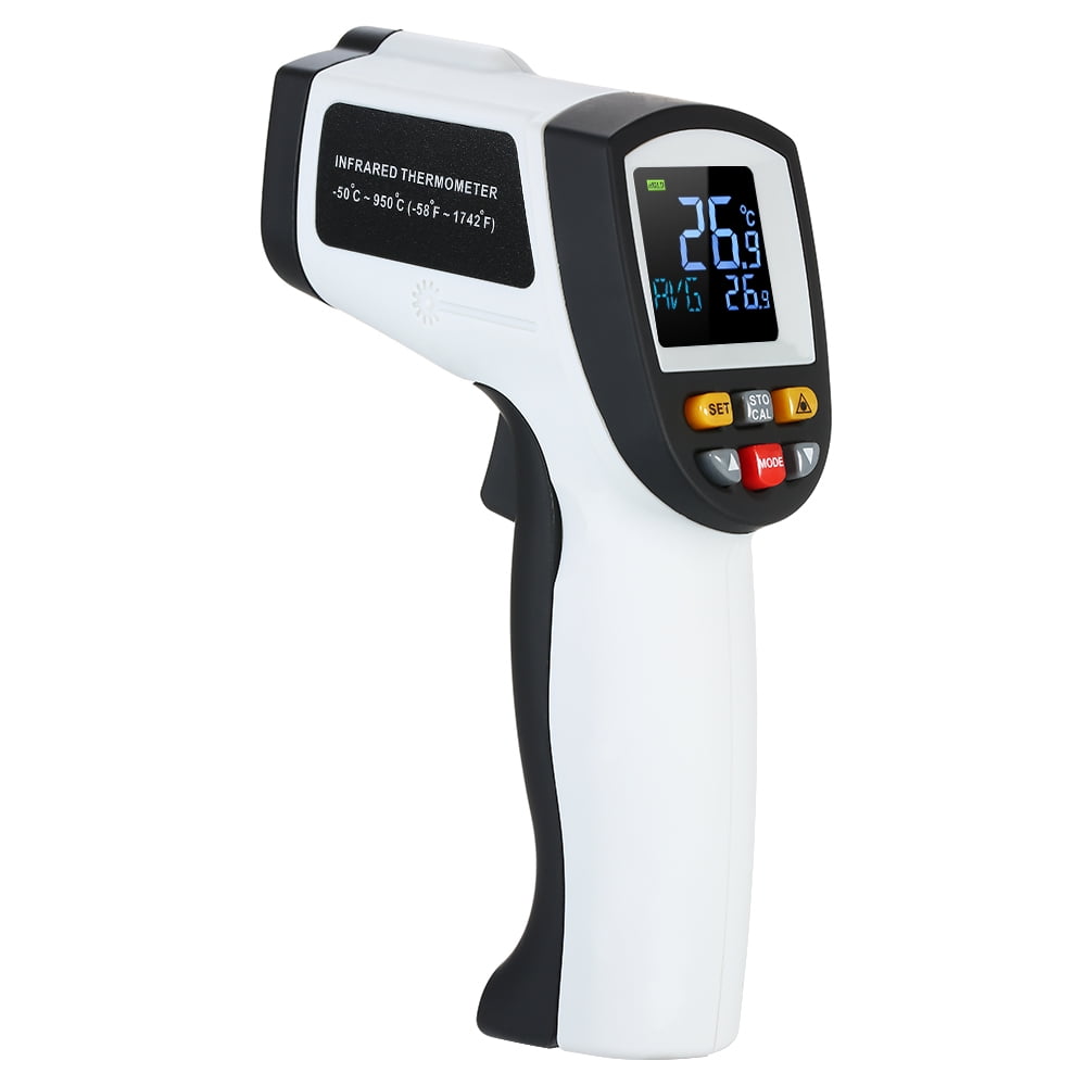 Non-contact IR Infrared Thermometer Digital Handheld Temperature Tester ...