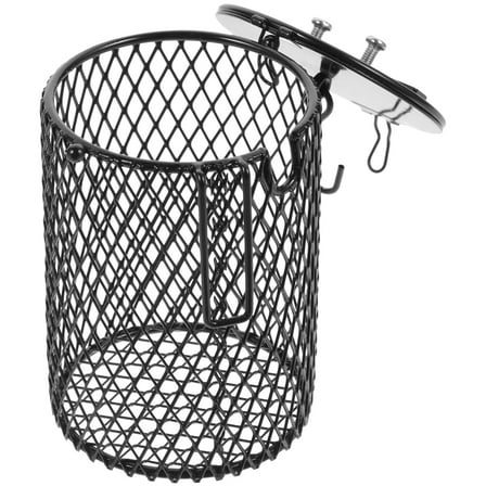 SEWOART Reptile Lampshade Shell Black Protective Cover for Heat Lamp Easy to Install