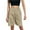 Khaki, variant on Ediodpoh Women's Fashionable Capris Spring and Summer Button up High Waisted Wide Leg Shorts Womens Shorts Green L