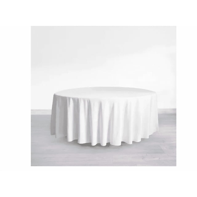 Mantel Para Mesa Xtellar Redonda 2.90 M Diámetro Color blanco