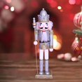 thumbnail image 4 of 30cm Wooden Nutcracker King Christmas Ornaments for Kids Children -, 4 of 6