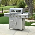 3 Embers 4Burner BBQ Gas Grill with Side Burner GAS7480BS