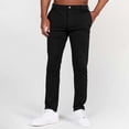 thumbnail image 3 of JTieacloth Men's Casual Solid Color Elastic Casual Business Pants Fashion Pants Men's Pants Cargo Pants for Men Black, 3 of 7