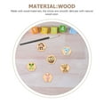 thumbnail image 4 of 20mm Wooden Hexagon Pieces Unfinished Wood Chips Ornaments for DIY Crafts, 4 of 5