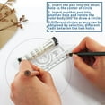 thumbnail image 4 of 2 Pcs Plastic Measuring Rolling Ruler, 6 Inch Drawing Roller Ruler Parallel Glider Rolling Rulers Drawing Design for Measuring, Drafting, 4 of 8