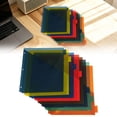 thumbnail image 2 of Plastic 8-Tab Dividers With Two Pockets,Plastic Pocket Dividers for 3-Ring Binders,8 Tabs Binder Dividers With Tabs,Transparent Binder Dividers With Pockets for Office and Home,Z_Navy Blue, 2 of 9