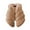 Beige, variant on Cethrio Girls Faux Fur Vests, Fashion Thermal Sleeveless Winter Outerwear Vest Pink Size 10-12
