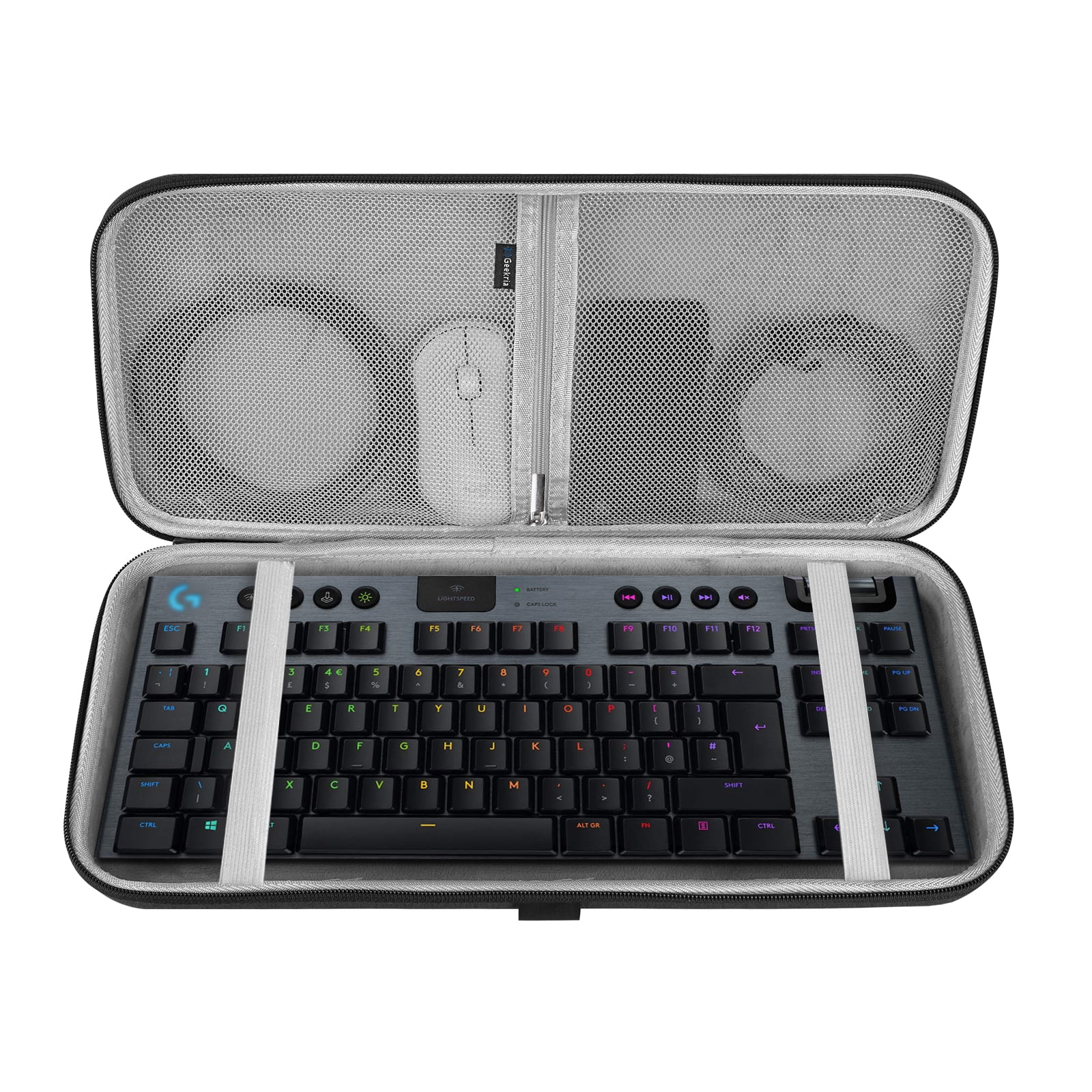 CASEMATIX 60 Keyboard Case Travel Case with Shoulder Strap for Keyboard Up  to 115 Keys  GameStop