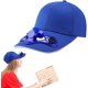 thumbnail image 4 of Gorra de ventilador solar de verano azul para fanáticos del béisbol - Sombrero de ventilador solar para hombres - Sombrero de protección solar para pesca, camping, deportes al aire libre JM, 4 of 5