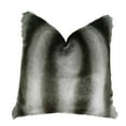thumbnail image 5 of Thomas Collection Luxury Gray Silver Chinchilla Faux Fur Throw Pillow - 17430, 5 of 5