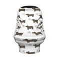thumbnail image 2 of Haiem Dachshund Dog Puppy Baby Nursing Cover & Nursing Poncho - Multi Use Cover for Baby Car Seat Canopy, Stroller Cover, 360°Full Privacy Breastfeeding Coverage, 2 of 9