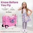 thumbnail image 2 of Lilo & Stitch Tropical Stitch Ride-On Luggage For Kids & Toddlers, 2 of 7