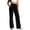 Black Z, variant on Corduroy Cargo Pants for Women Drawstring Waist Straight Leg Trousers Pants for Women with Flap Pockets for Outdoor Activities and Casual Daily Wear