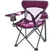 Ozark Trail Deluxe Kid Mesh Chair with Cup Holder, Purple