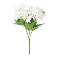 thumbnail image 2 of Artificial Hydrangea Bouquet 5 Stems Real Touch Silk Flower Arrangement for Wedding Home Decor Centerpiece Table Garden Vase Fillers Blue White Pink Purple, 2 of 9
