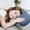 Navy, variant on Small Pillow,Soft Breathable Cotton Memory Foam Pillows with Washable Removable Pillowcase Travel Pillow for Sleeping Camping Home Office Nap Lumbar Support Bedroom Adults(Navy)