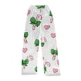 thumbnail image 5 of WTOBBY Women's Merry Christmas Flannel Pajama Pants, Fashionable Print Sleepwear with Holiday Designs,Soft and Warm Women's Pajama Bottoms for Winter Season,Pink S, 5 of 6