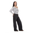 thumbnail image 3 of Forever 21 Women's Grey Slouchy Sweater, Off-Shoulder Design Star Print for Cozy Fall Layering, XS, 3 of 6