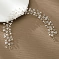 thumbnail image 2 of Silver Wedding Bridal Rhinestone Headband Crystal Pearl Hair Vines Wedding Head Pieces for Bride Bridesmaid Girl Wedding - style:style3, 2 of 6